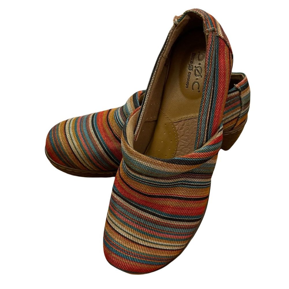 BOC by Born Nadiyya Serape Striped Multicolored Clogs Shoes